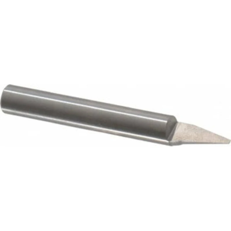 LMT Onsrud LP 30 1/4 Shank Diam, 0.06 Cut Diam, 1-1/2 OAL Conical Point Engraving Cutters AlTiN Finish, 1/2 LOC, 1 Fl...